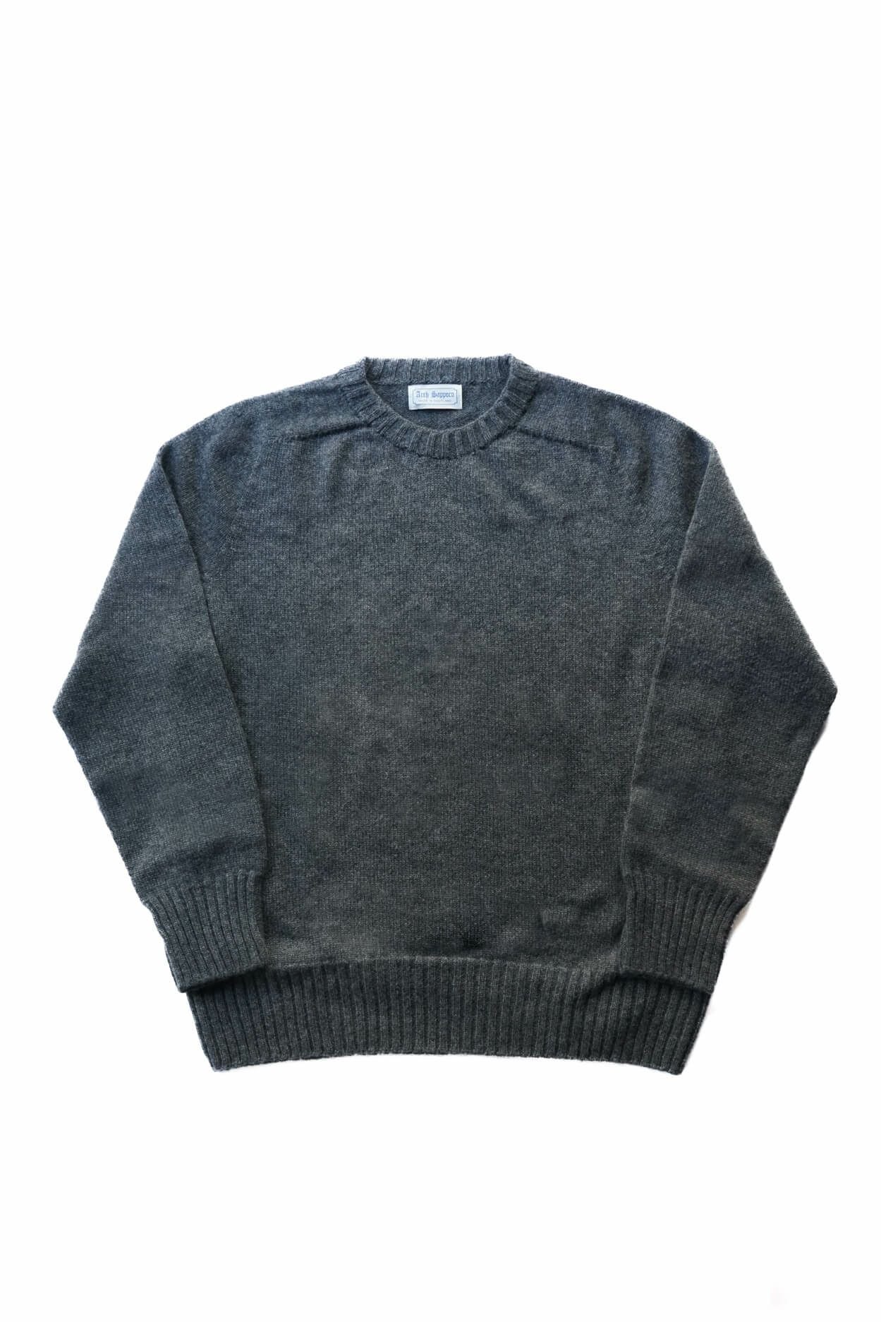 RAGLAN CREW NECK KNIT SWEATER - SNOWPEAK（GRAY） | ARCH ONLINE SHOP