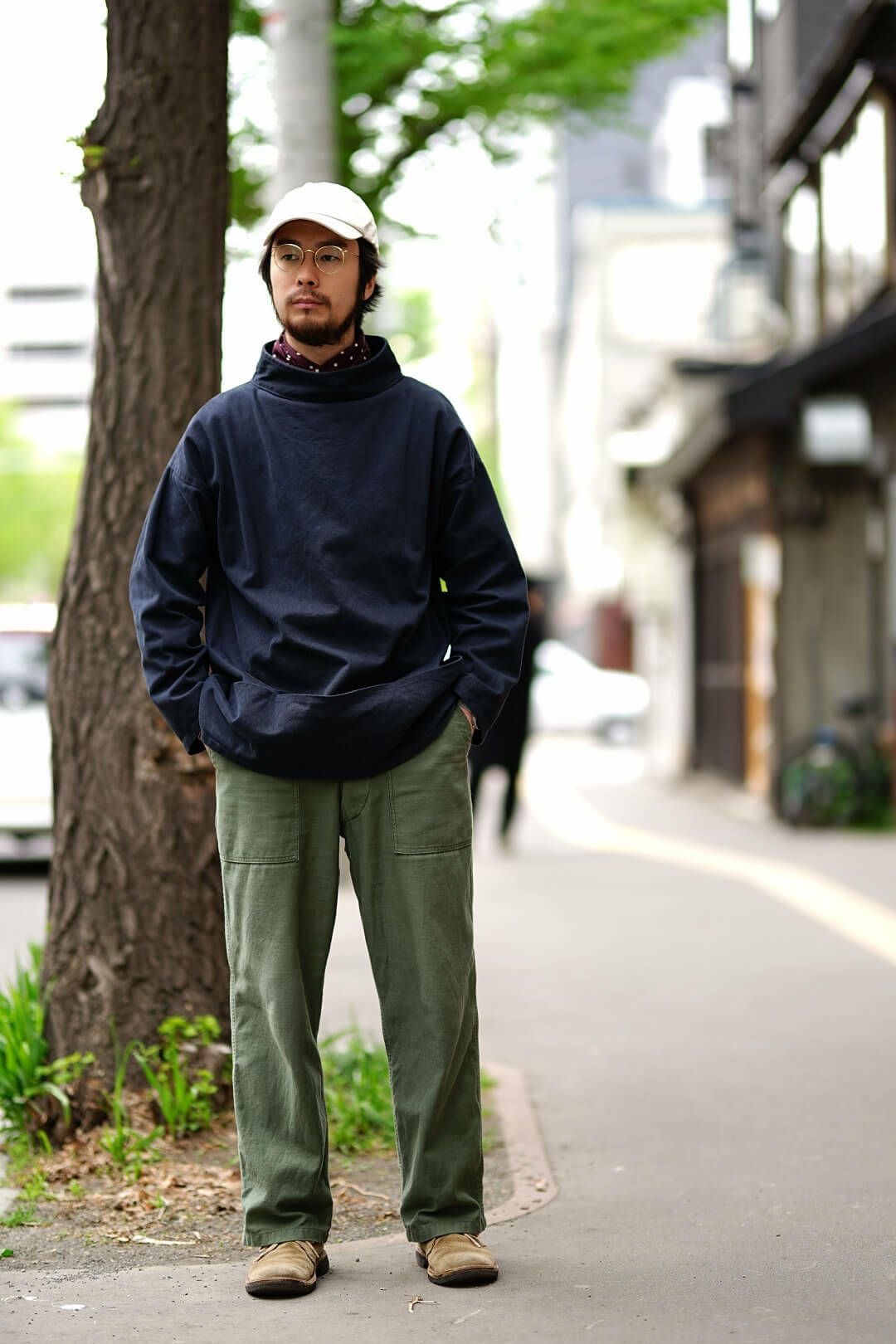 FISHERMAN SMOCK - MADE IN ENGLAND（DRILL） | ARCH ONLINE SHOP