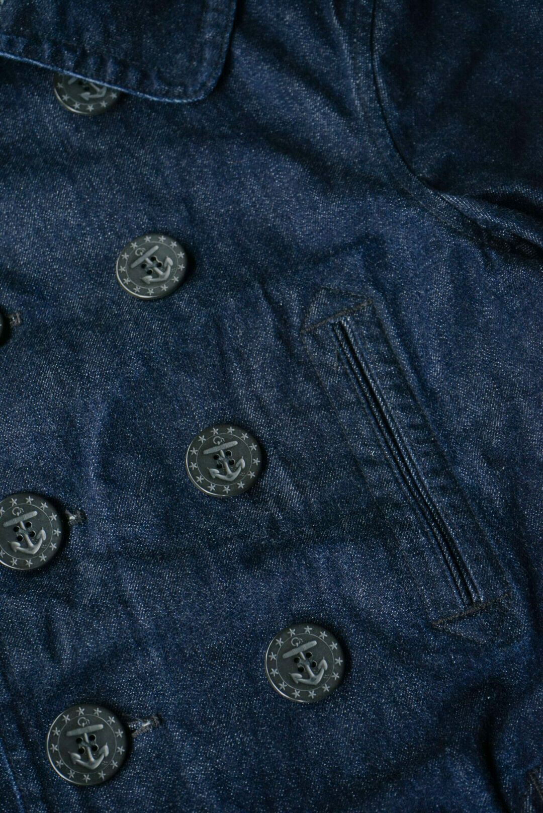 Denim Pea Coat | ARCH ONLINE SHOP