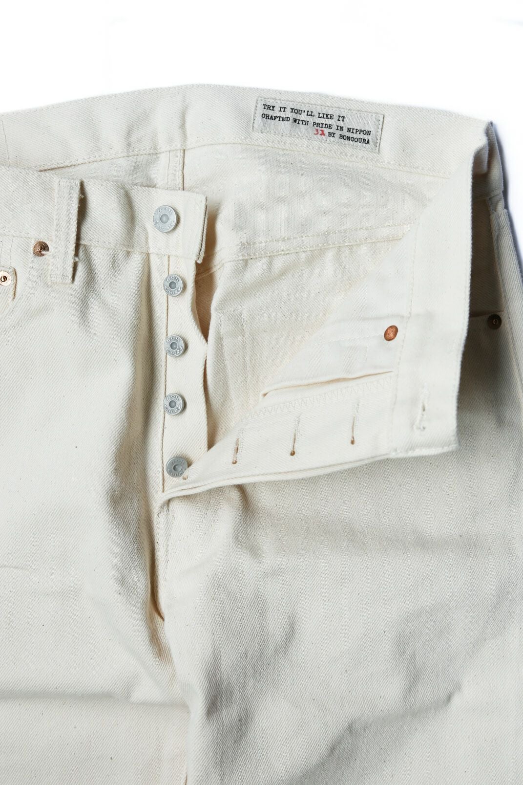ボンクラ ホワイトデニムパンツ BONCOURA 66 オフホワイト(off white) – BONCOURA Official Online Store