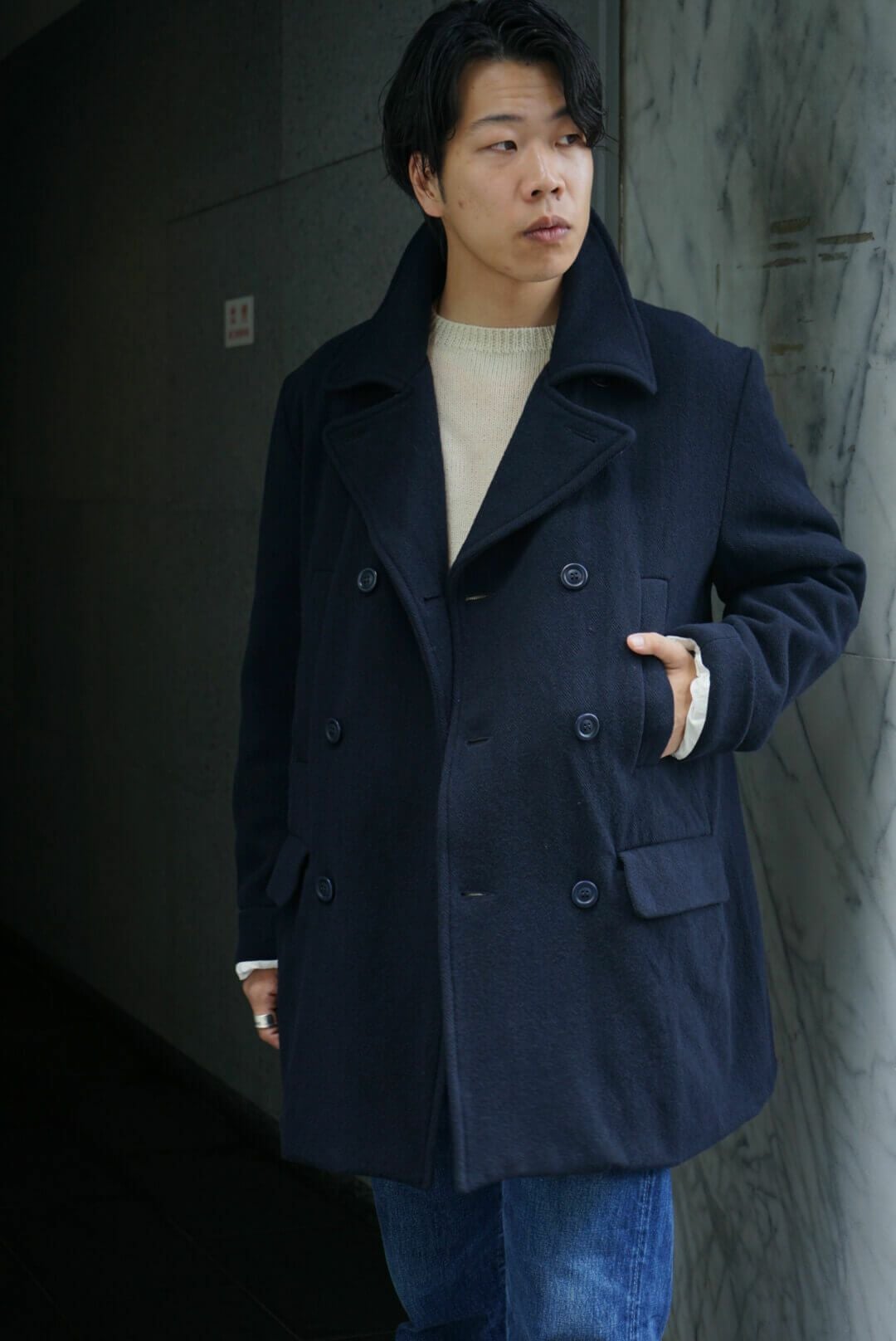 CaseyCasey Aラインコート 15FM90 サイズXS CAVAS COAT | ARCH ONLINE SHOP