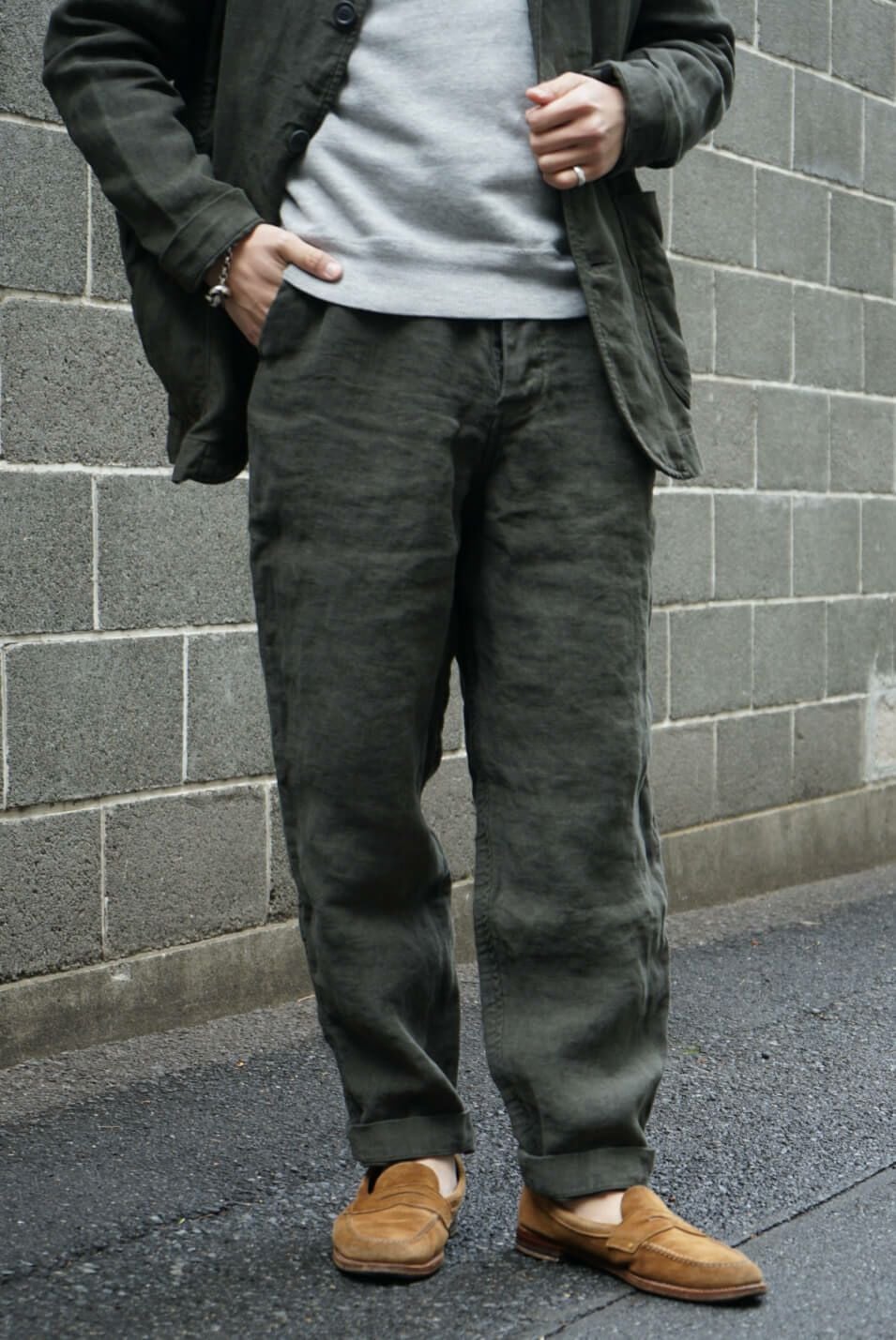 AH PANT - HARD LINEN | ARCH ONLINE SHOP