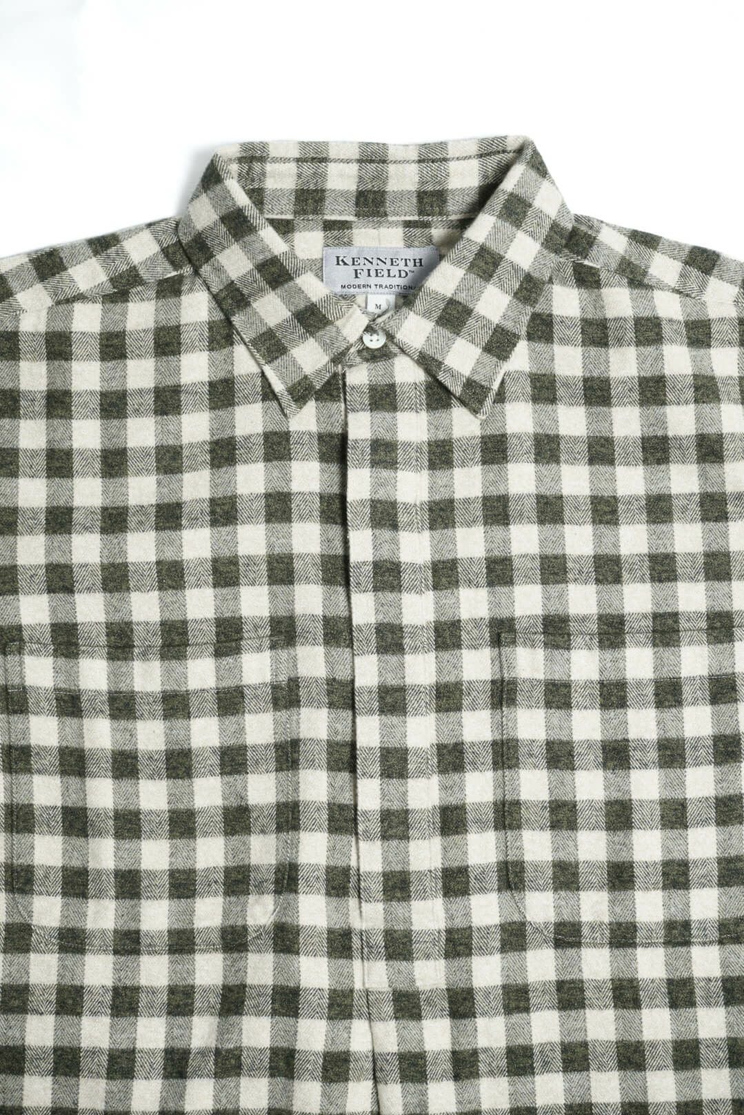 KENNETH FIELD ROOMY S/S SHIRT 日本製 L ROOMY SHIRTS II nel check | ARCH ONLINE SHOP