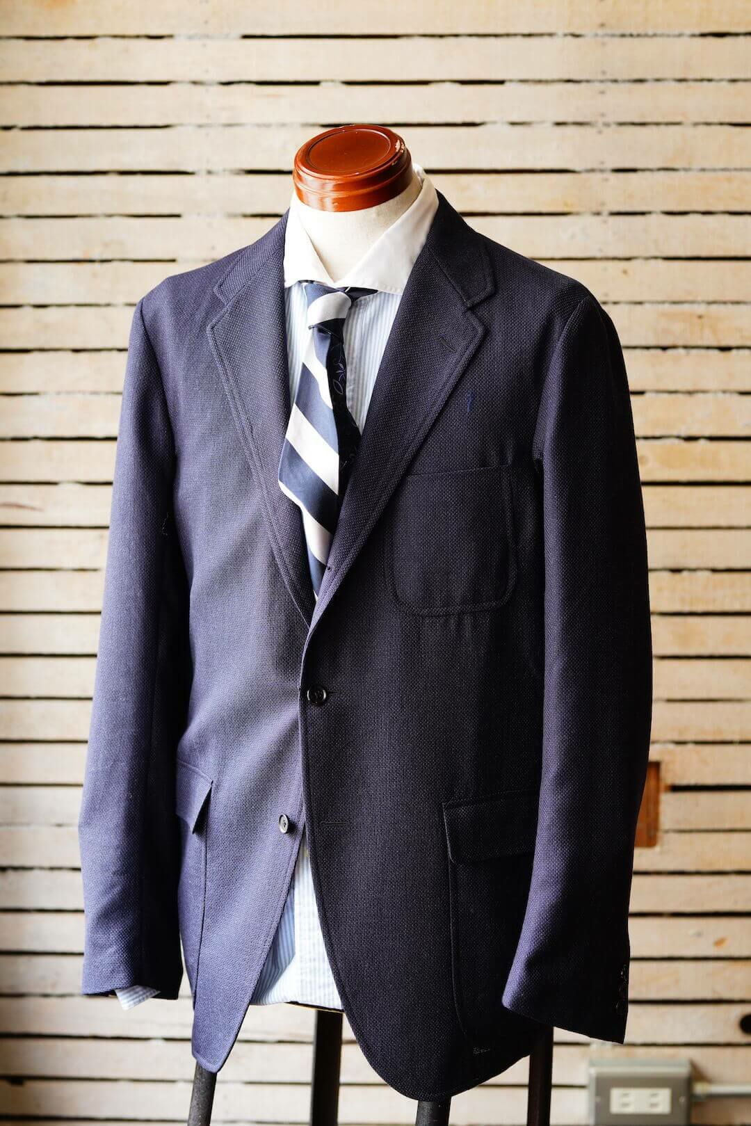 T*i様 KENNETH FIELD リネンジャケット ネイビー　40 セットア 50s UNCONSTRACTED II（FOX HOPSACK） | ARCH ONLINE SHOP