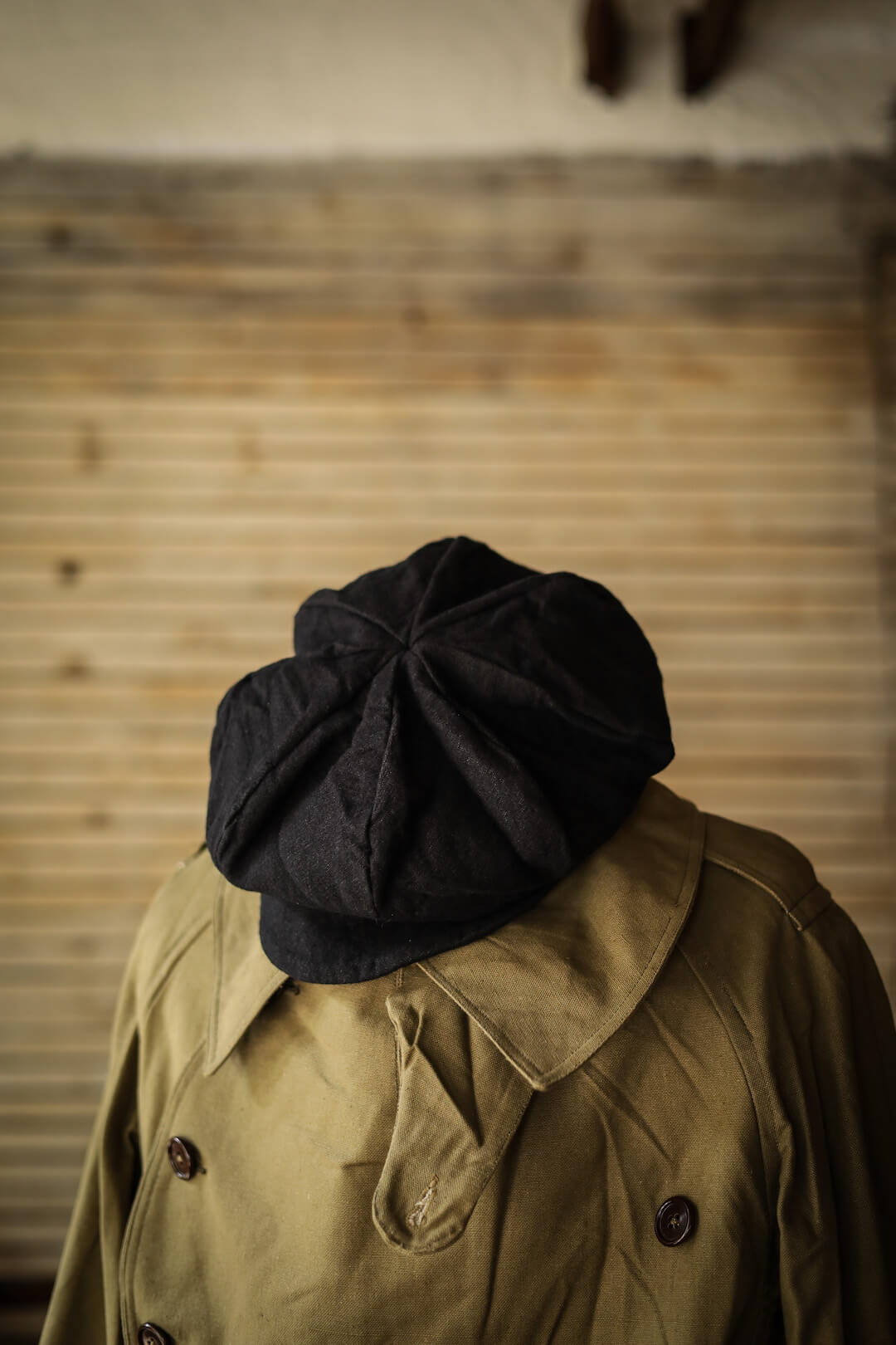 forme d'expressionキャスケット　サイズM BAKER HAT - BLACK | ARCH ONLINE SHOP
