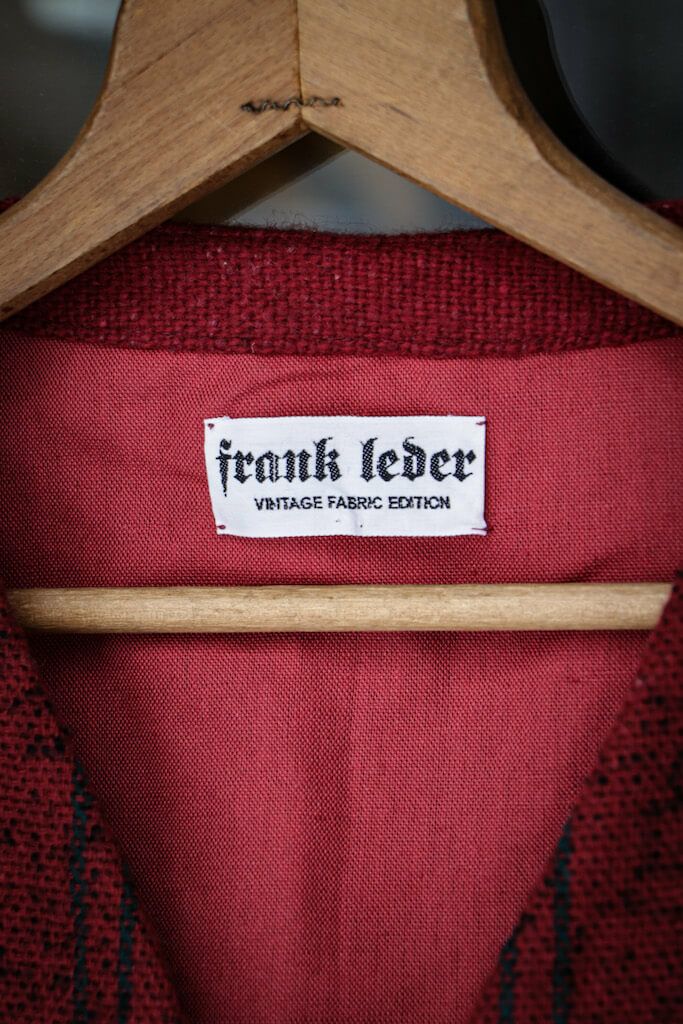 ドイツ製frank leder ヴィンテージファブリックEDITION ベストM Vintage Fabric Edition Vest | ARCH ONLINE SHOP