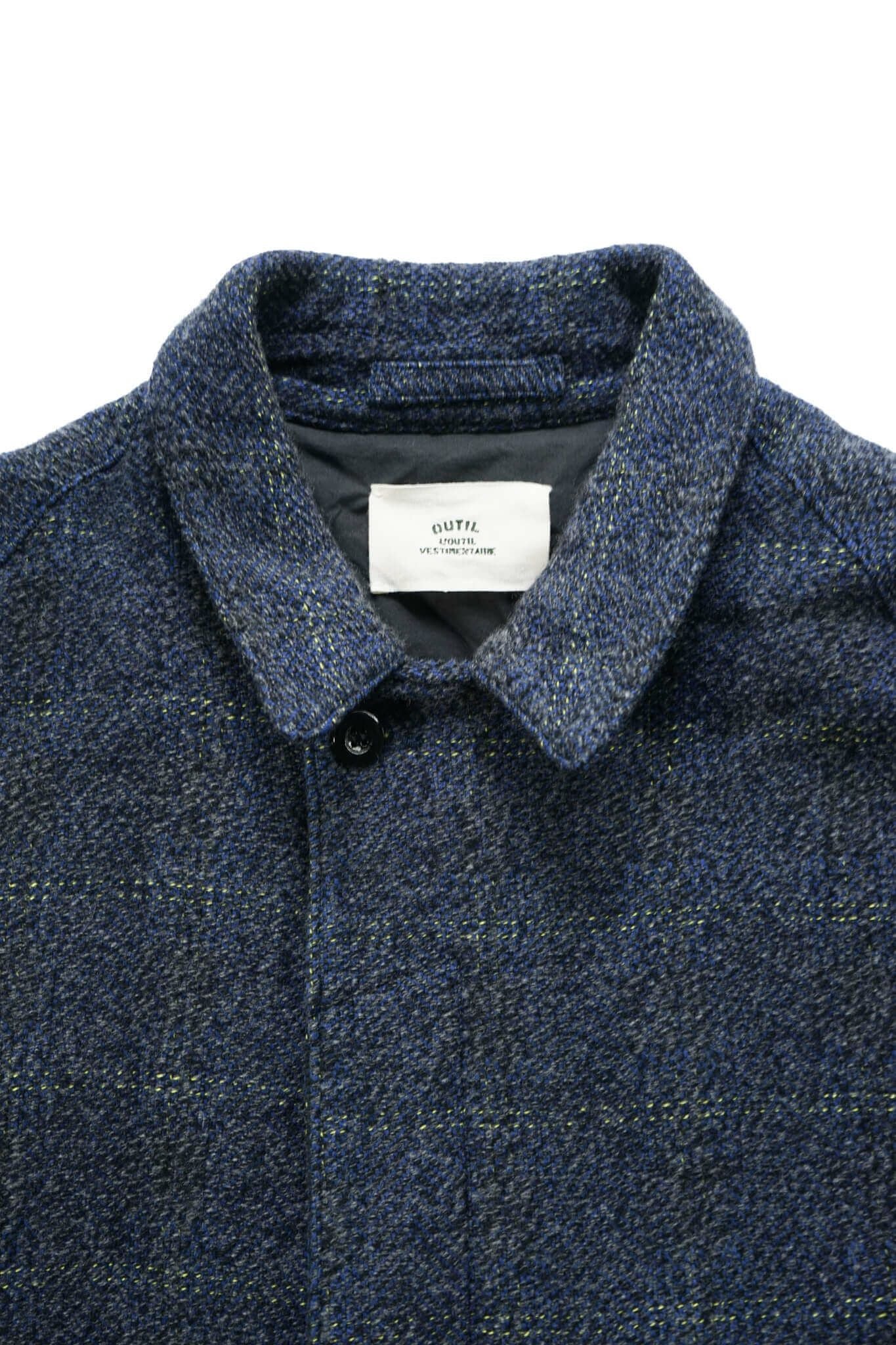 MANTEAU BERCK - INDIGO×BLACK×YELLOW | ARCH ONLINE SHOP