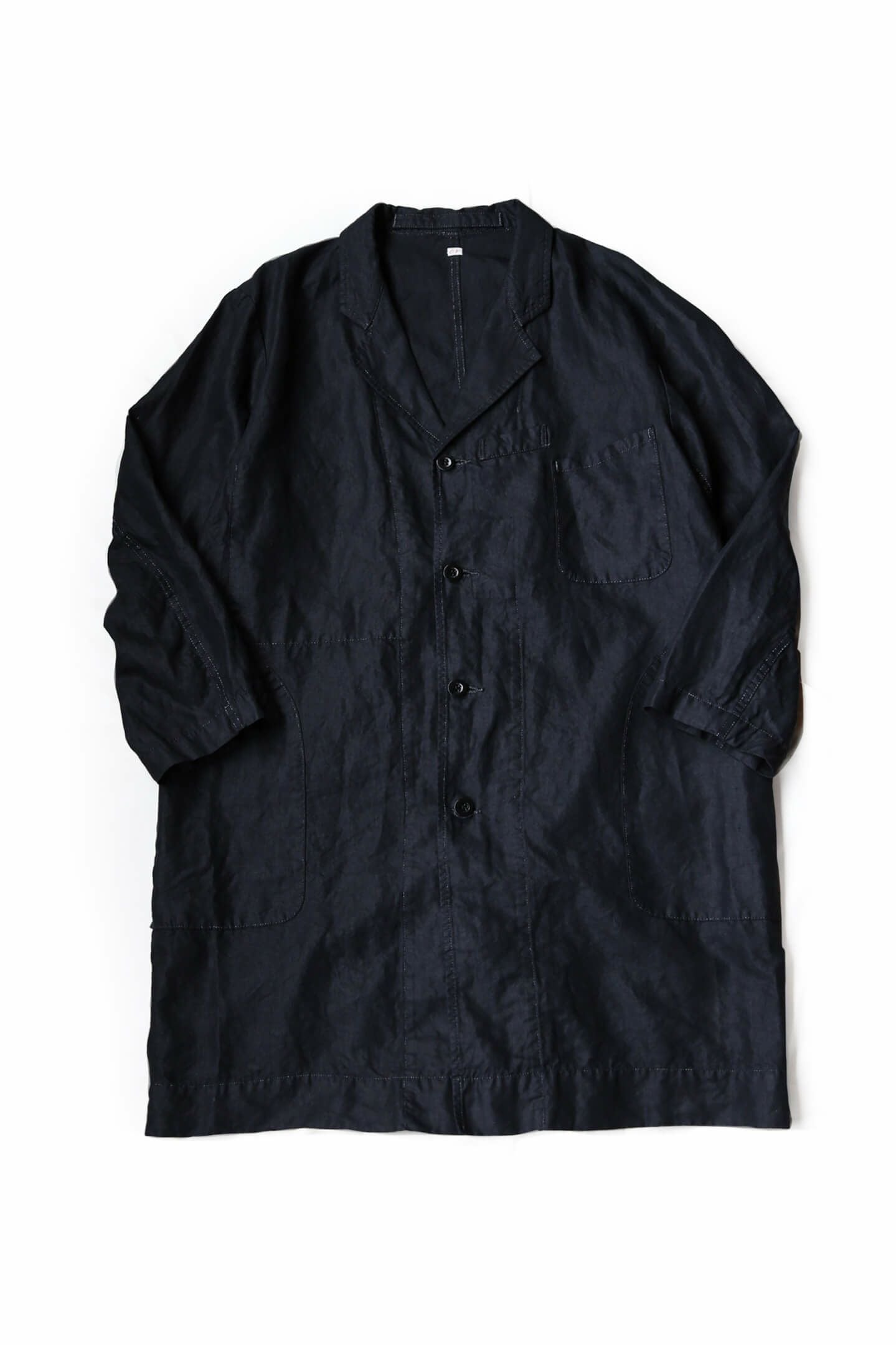 OUTIL / MANTEAU CHATEAUGAY ブラック　リネン MANTEAU CHATEAUGAY - BLACK | ARCH ONLINE SHOP