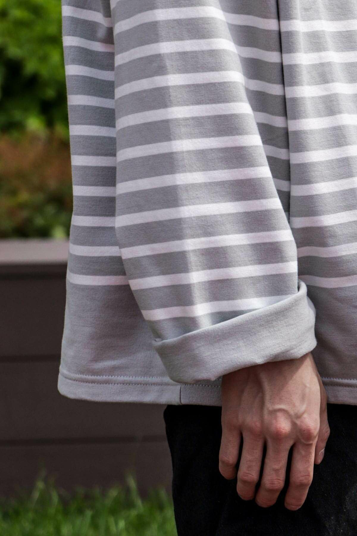 Outil バスクシャツ グレー ストライプ サイズ3 TRICOT AAST | ARCH ONLINE SHOP