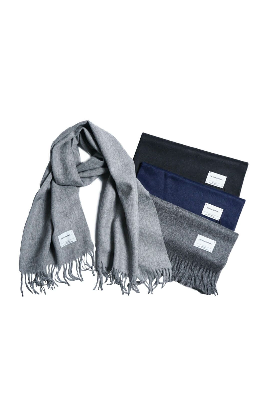 THE INOUE BROTHERS Brushed Scarf グレー THE INOUE BROTHERS ザ