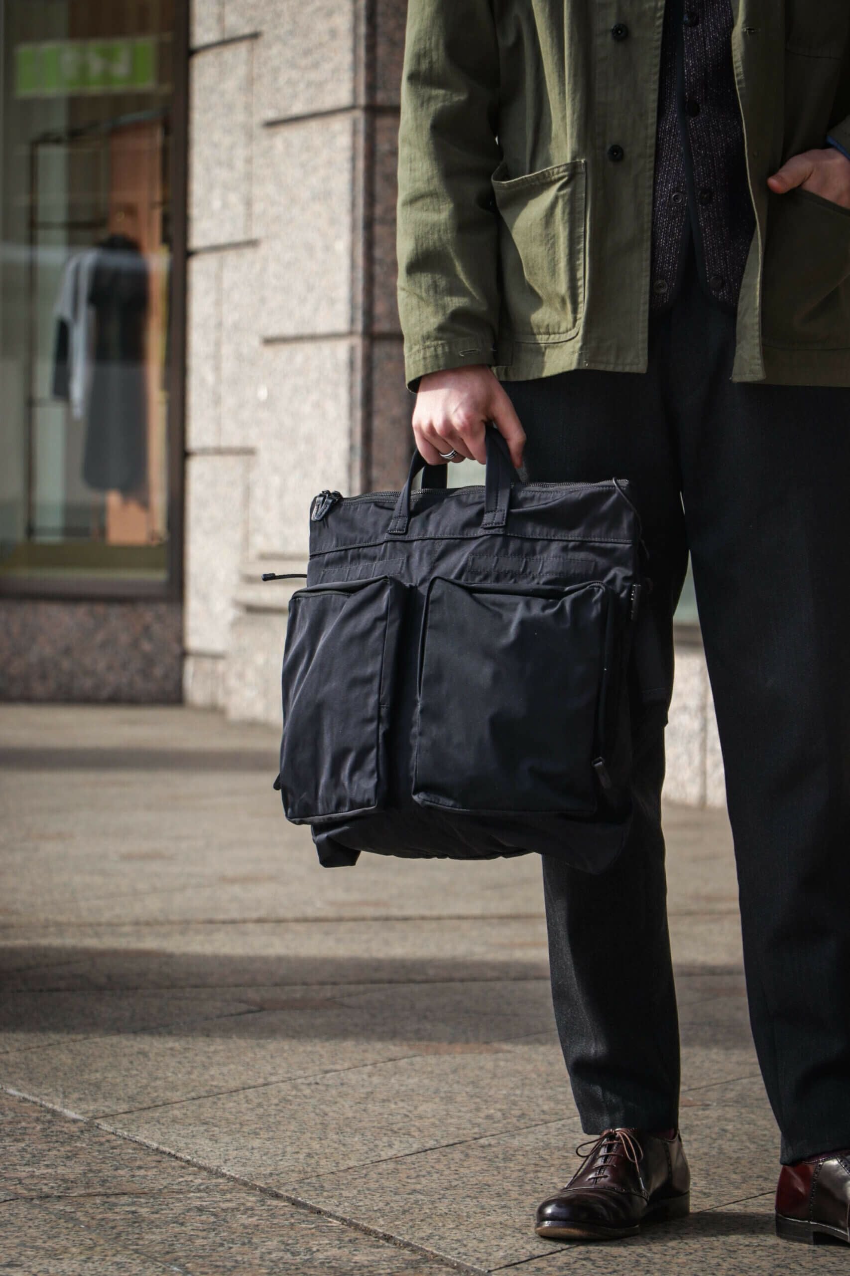 GABARDINE HELMET BAG | ARCH ONLINE SHOP