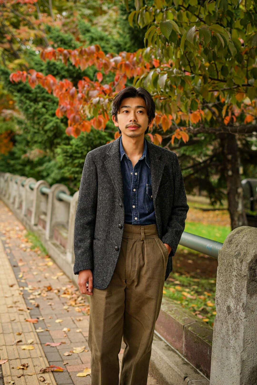 SPORTS COAT HARRIS TWEED（CHARCOAL） | ARCH ONLINE SHOP