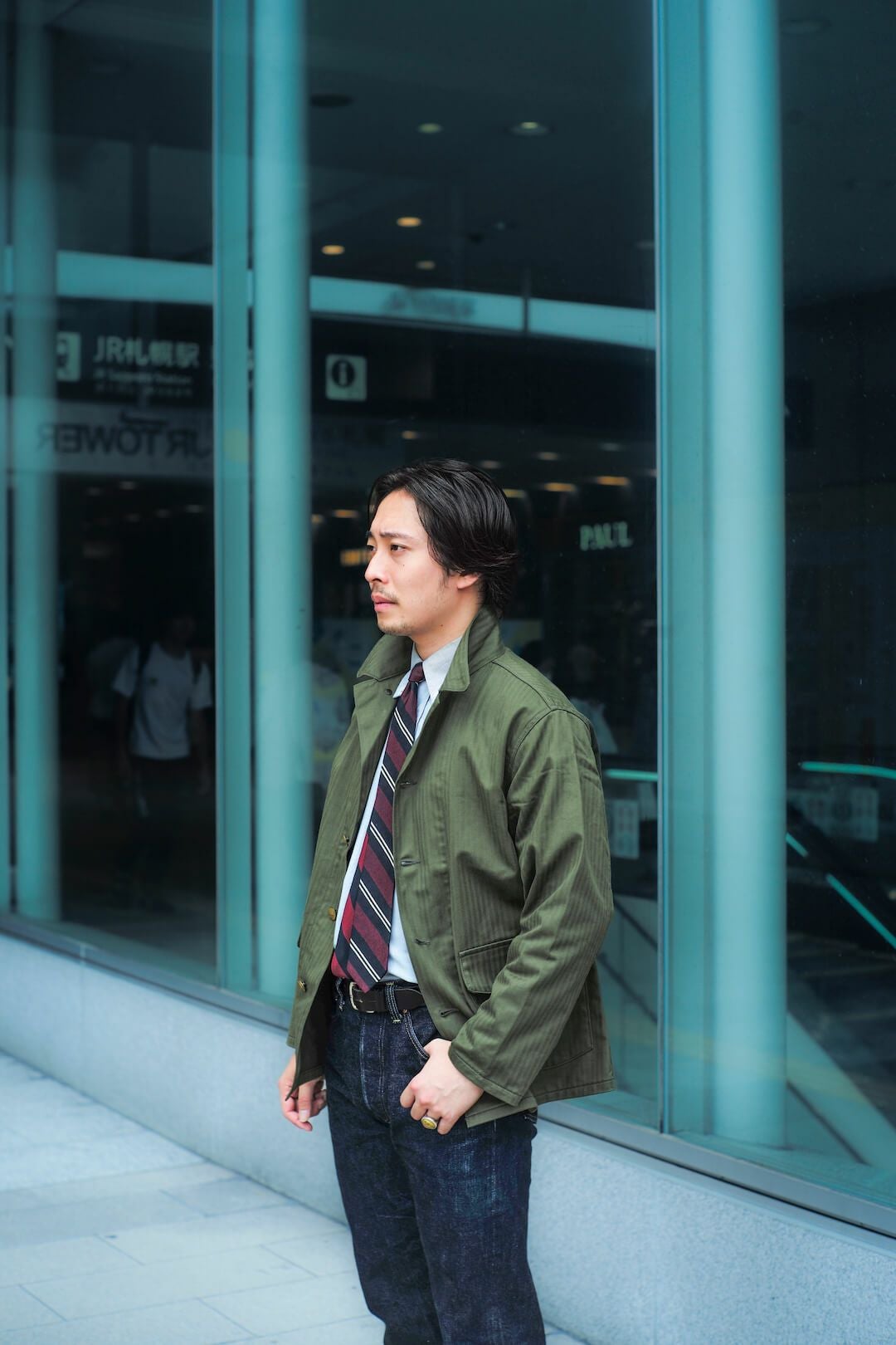 COVERALL U.S ARMY HERRINGBONE OLIVE | ARCH ONLINE SHOP