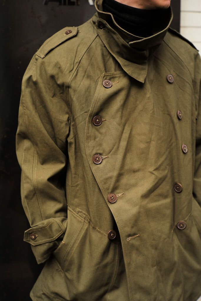 DEAD STOCK】FRENCH ARMY MOTORCYCLE COAT M38 | ARCH ONLINE SHOP