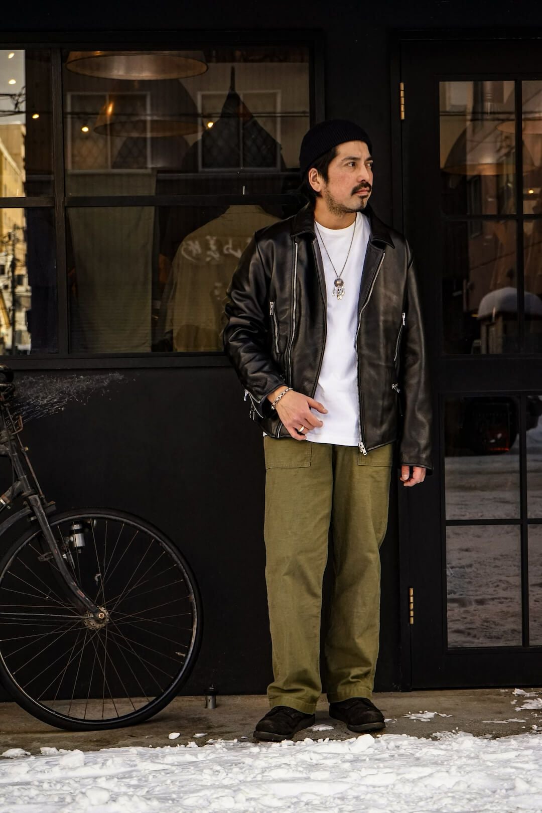 ARCHIVE EDITION COW LEATHER BIKE JACKET | ARCH ONLINE SHOP