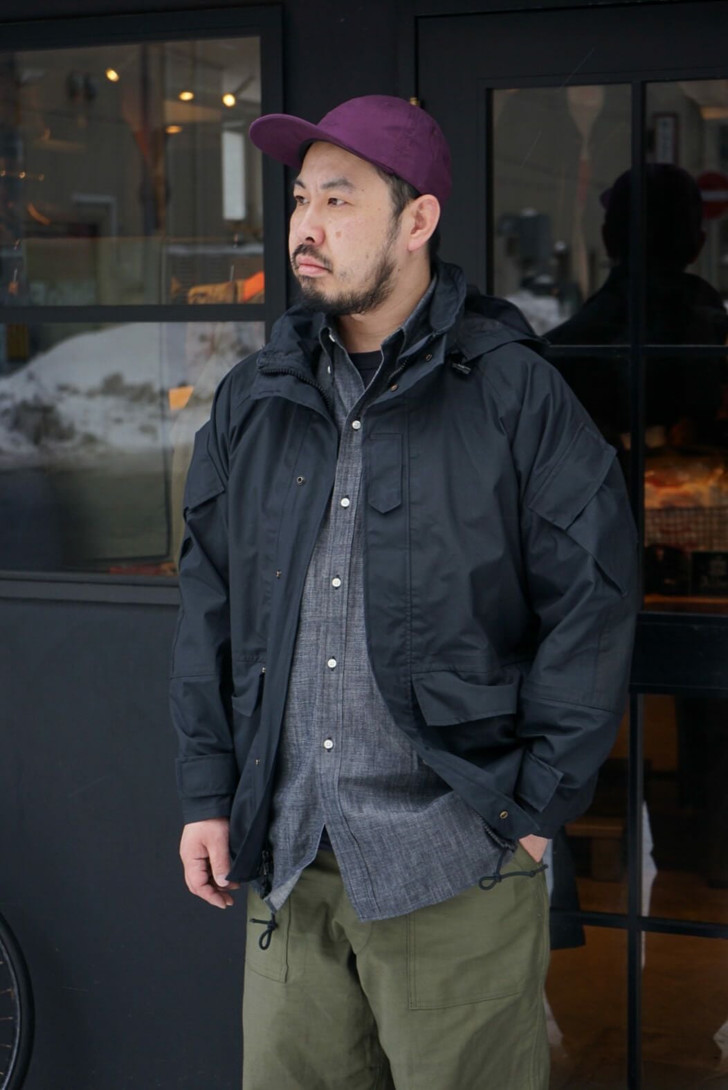 エリーお得意　黒シャツ 6 BUTTON B.D SHIRTS - ARCH EXCLUSIVE（RIGID CHAMBRAY / BLACK
