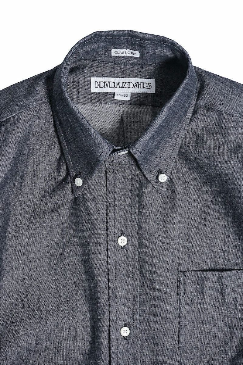 6 BUTTON B.D SHIRTS - ARCH EXCLUSIVE（RIGID CHAMBRAY / BLACK
