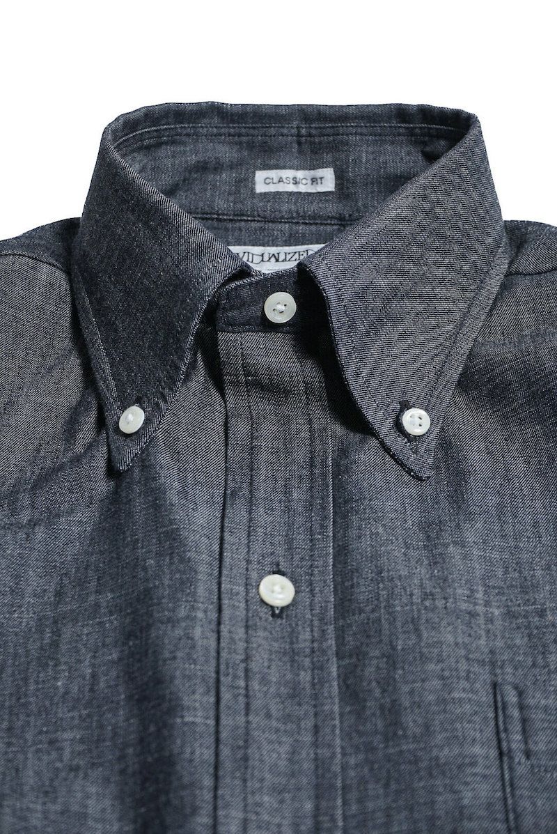 6 BUTTON B.D SHIRTS - ARCH EXCLUSIVE（RIGID CHAMBRAY / BLACK