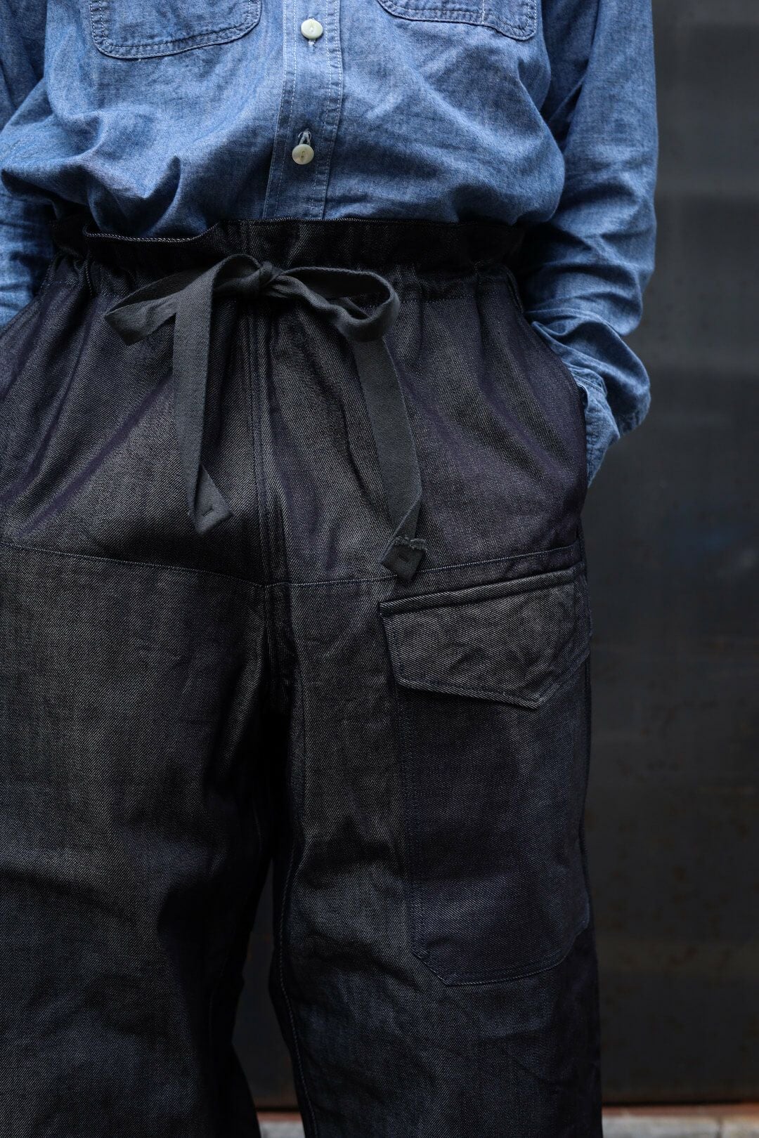 trousers MK-1 (indigo denim black code) | ARCH ONLINE SHOP