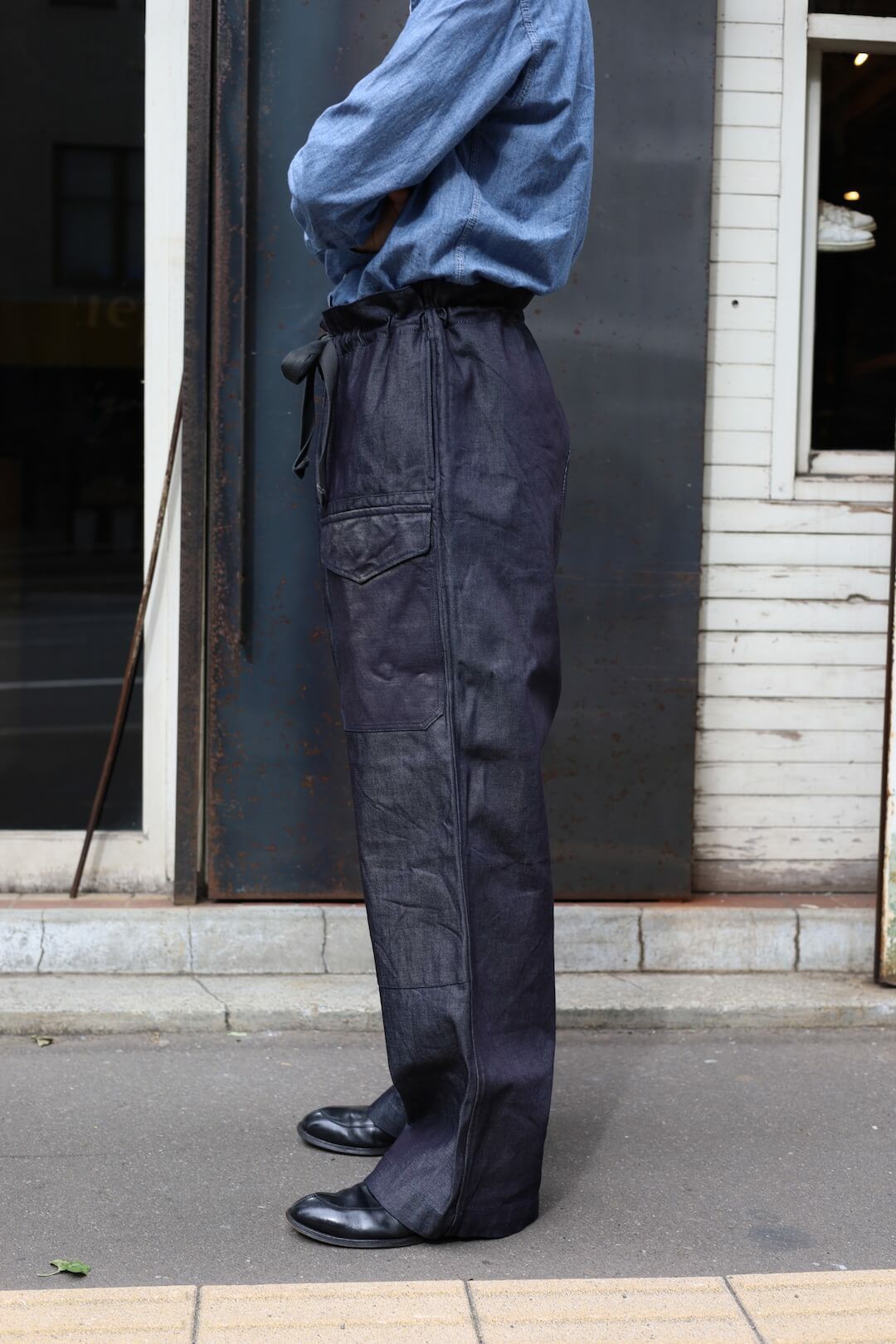 trousers MK-1 (indigo denim black code) | ARCH ONLINE SHOP
