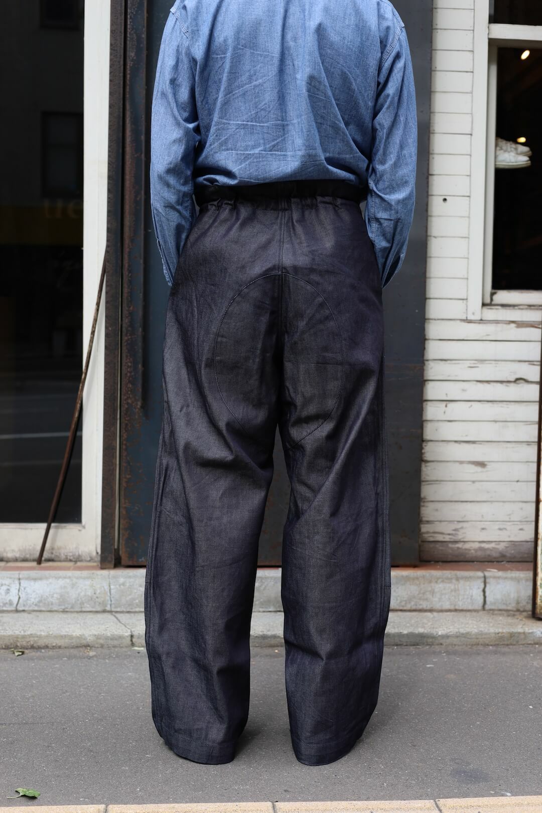 trousers MK-1 (indigo denim black code) | ARCH ONLINE SHOP