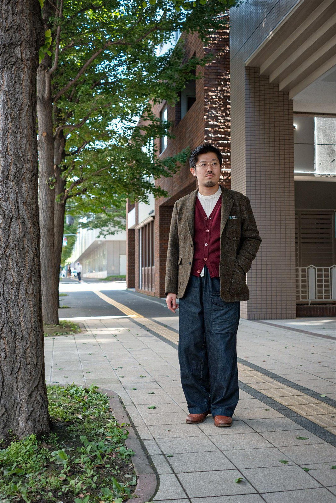 trousers MK-1 (indigo denim black code) | ARCH ONLINE SHOP