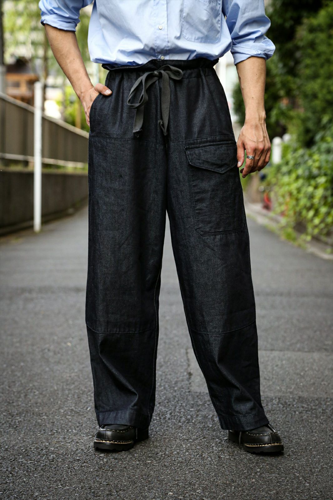 trousers MK-1 (indigo denim black code) | ARCH ONLINE SHOP