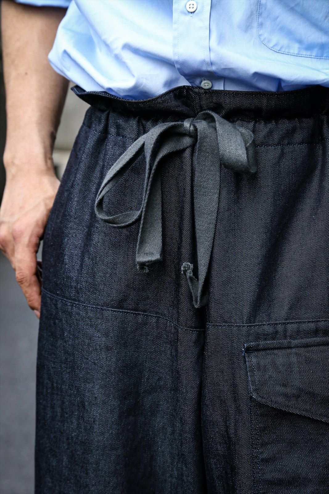 trousers MK-1 (indigo denim black code) | ARCH ONLINE SHOP