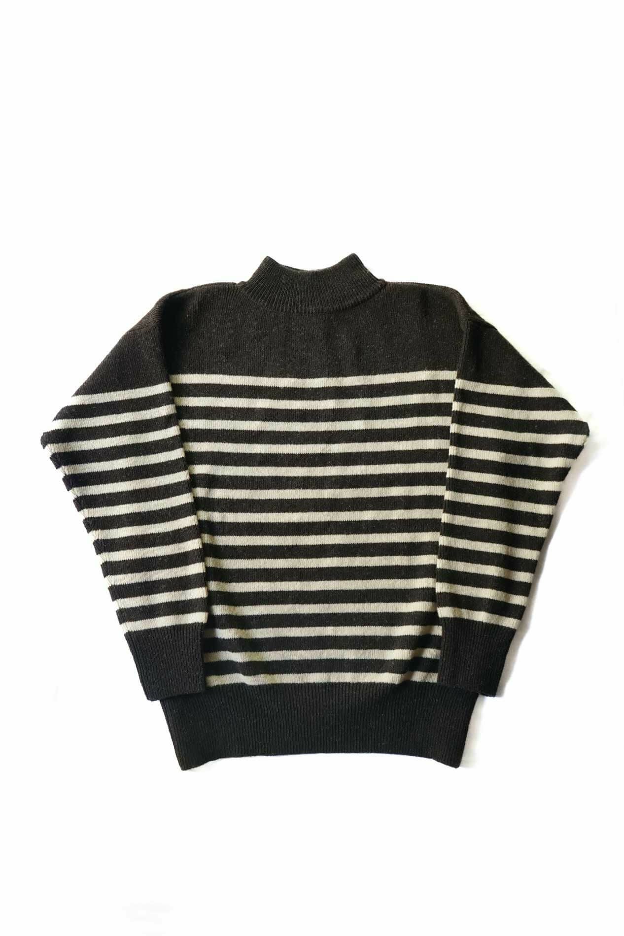 GOB SWEATER（BROWN × WHITE） | ARCH ONLINE SHOP