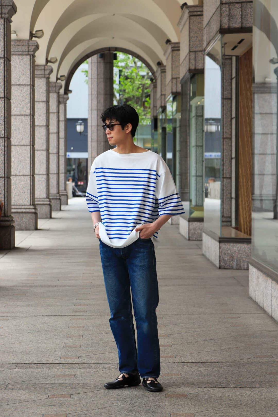 TRICOT AAST SHORT（OFF × IMPERIAL BLUE） | ARCH ONLINE SHOP