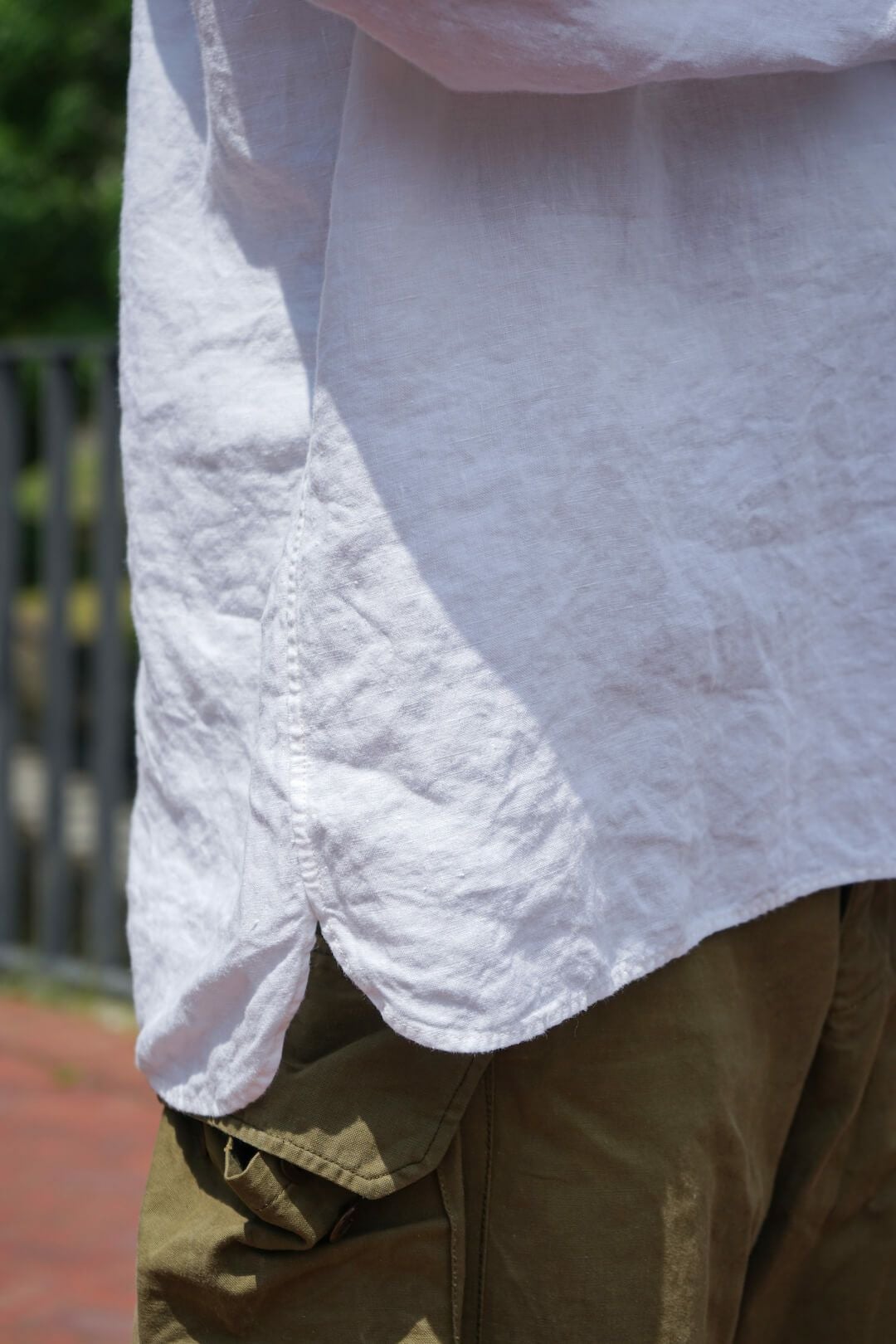 SLEEPING SHIRT SPENCE BRYSON LINEN（WHITE） | ARCH ONLINE SHOP