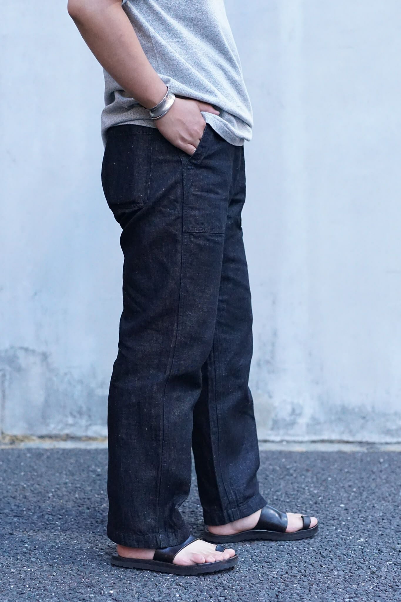 PANTALON TOULON(BLACK DENIM) - ARCH EXCLUSIVE | ARCH ONLINE SHOP