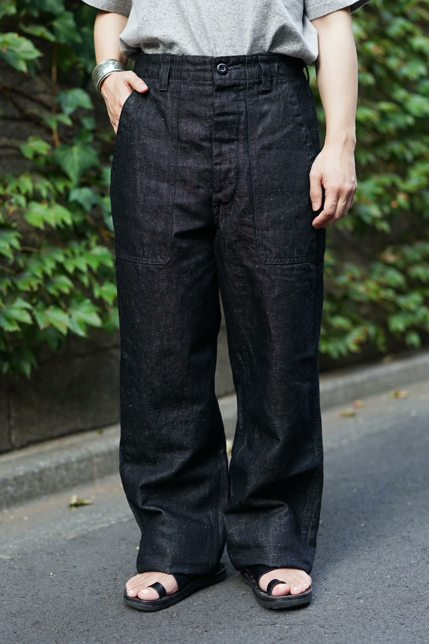 PANTALON TOULON(BLACK DENIM) - ARCH EXCLUSIVE | ARCH ONLINE SHOP