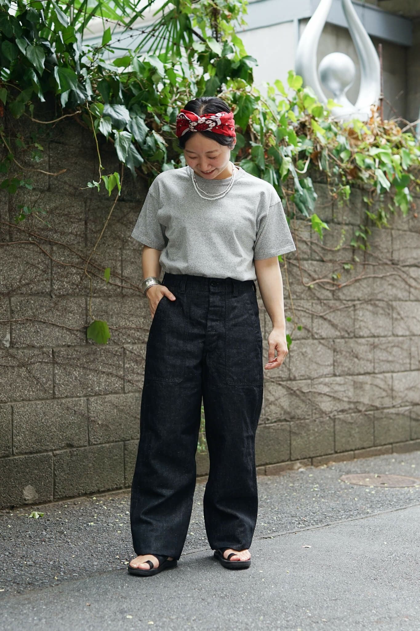 PANTALON TOULON(BLACK DENIM) - ARCH EXCLUSIVE | ARCH ONLINE SHOP