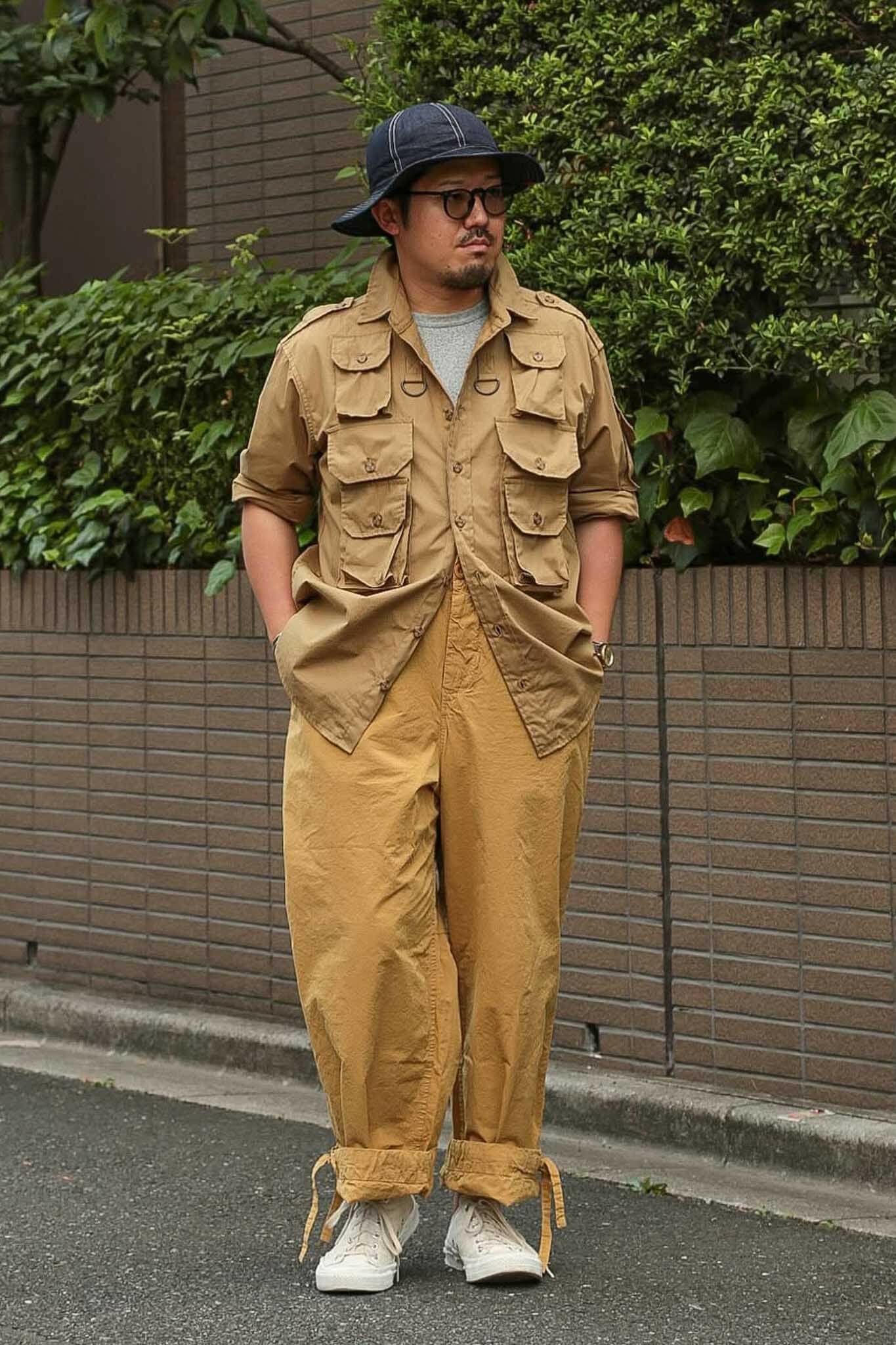 25HP285 ABEL PANT - PAPER COT（MUSTARD） | ARCH ONLINE SHOP