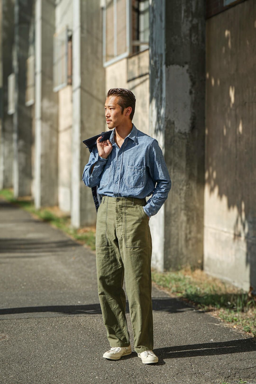 U.S.N CHAMBRAY SHIRT MADE IN USA | ARCH ONLINE SHOP