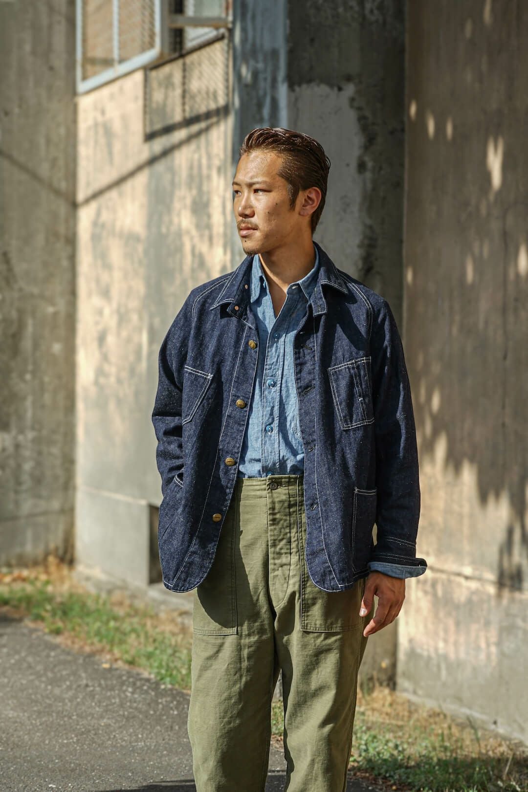 U.S.N CHAMBRAY SHIRT MADE IN USA | ARCH ONLINE SHOP
