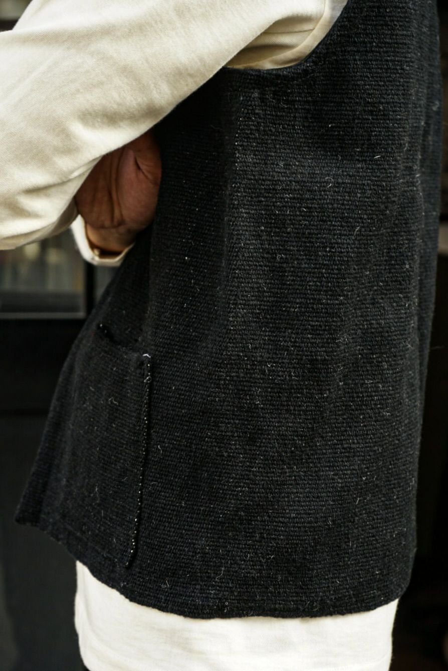 TRUJILLO'S トルフィリオス チマヨ ベスト VEST solid 無地 トルフィリオス( TRUJILLO'S WEAVING SHOP ) Encinitas別注 卍 CHIMAYO