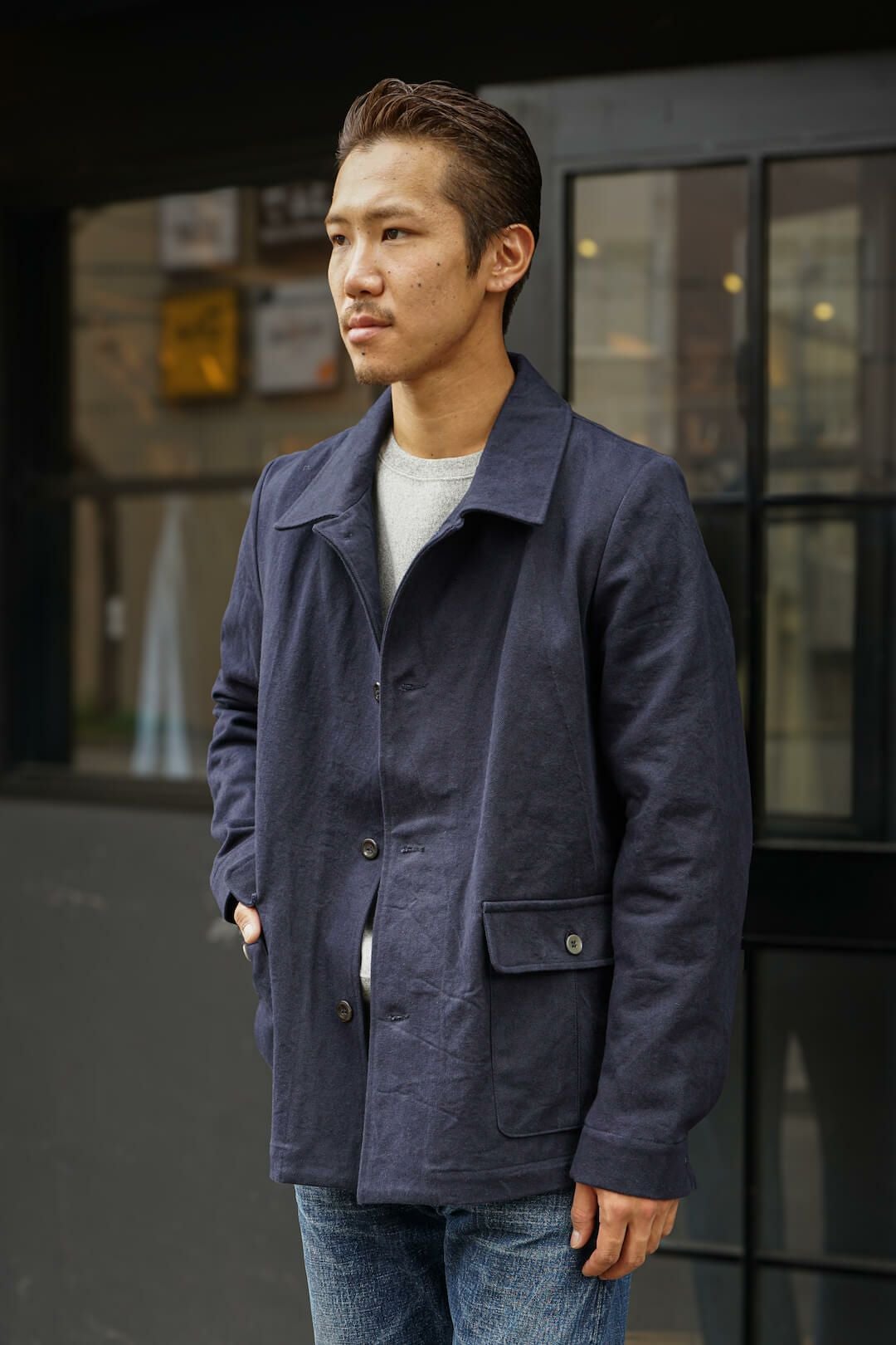 60's GERMAN VINTAGE WORKWEAR FABRIC JACKET | ARCH ONLINE SHOP