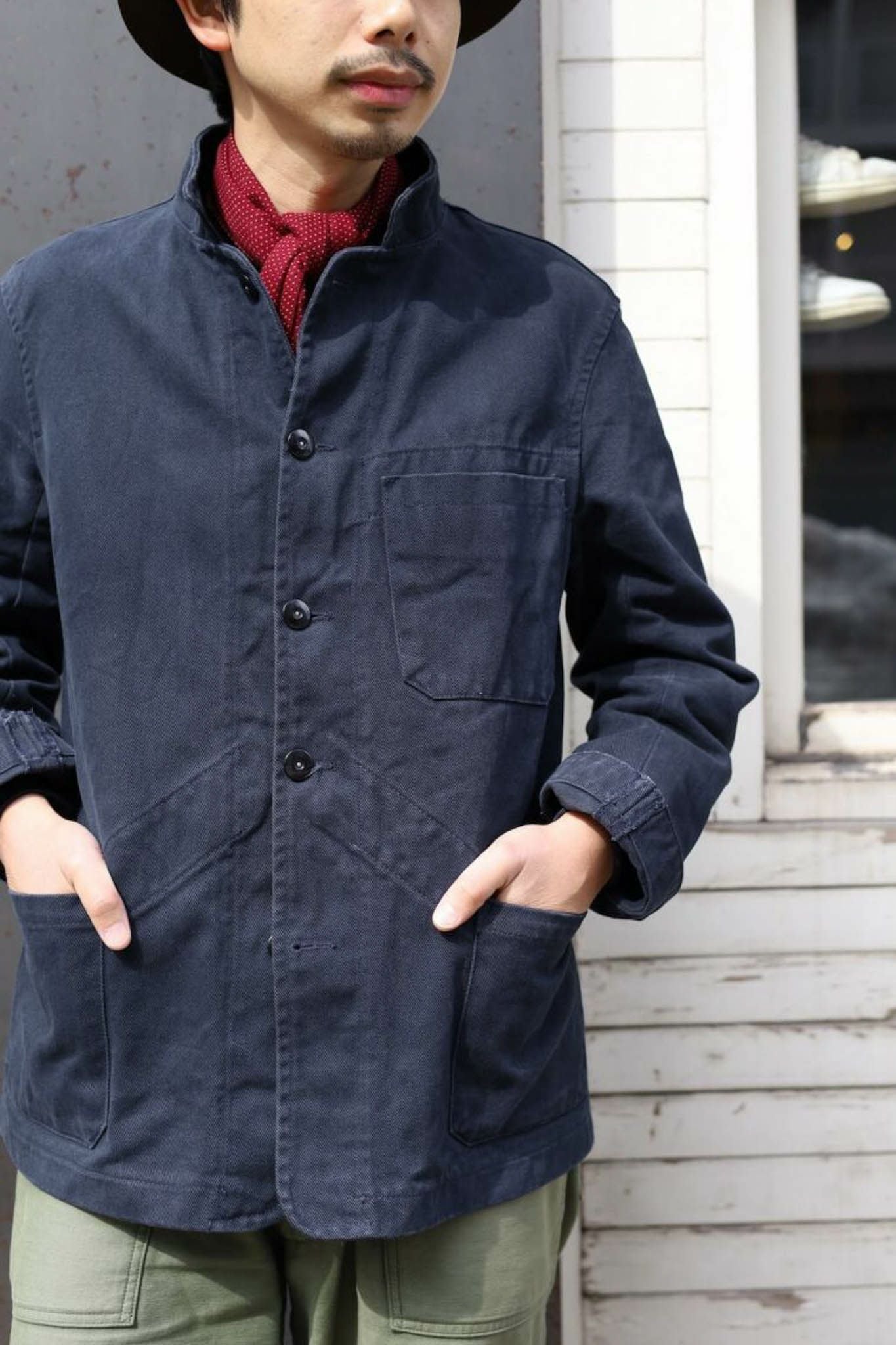 BRITISH WORK JACKET - MADE IN ENGLAND（NAVY） | ARCH ONLINE SHOP