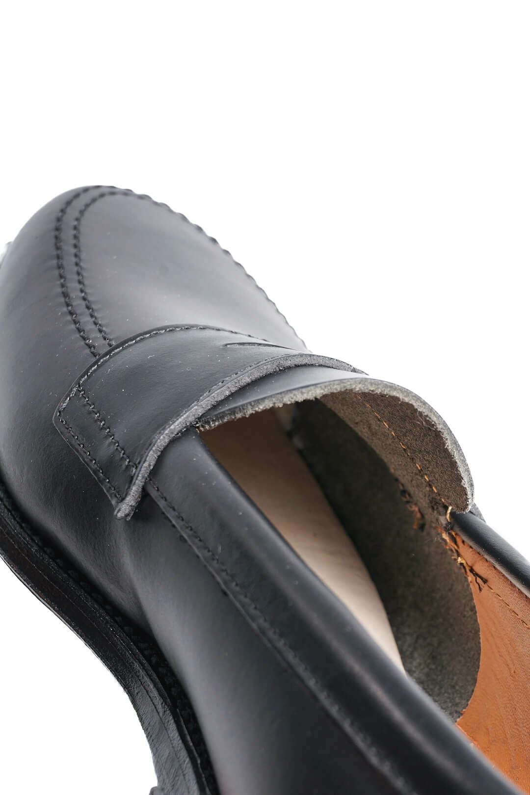 5747F PENNY LOAFER BLACK WAX BACK - ARCH EXCLUSIVE | ARCH ONLINE SHOP