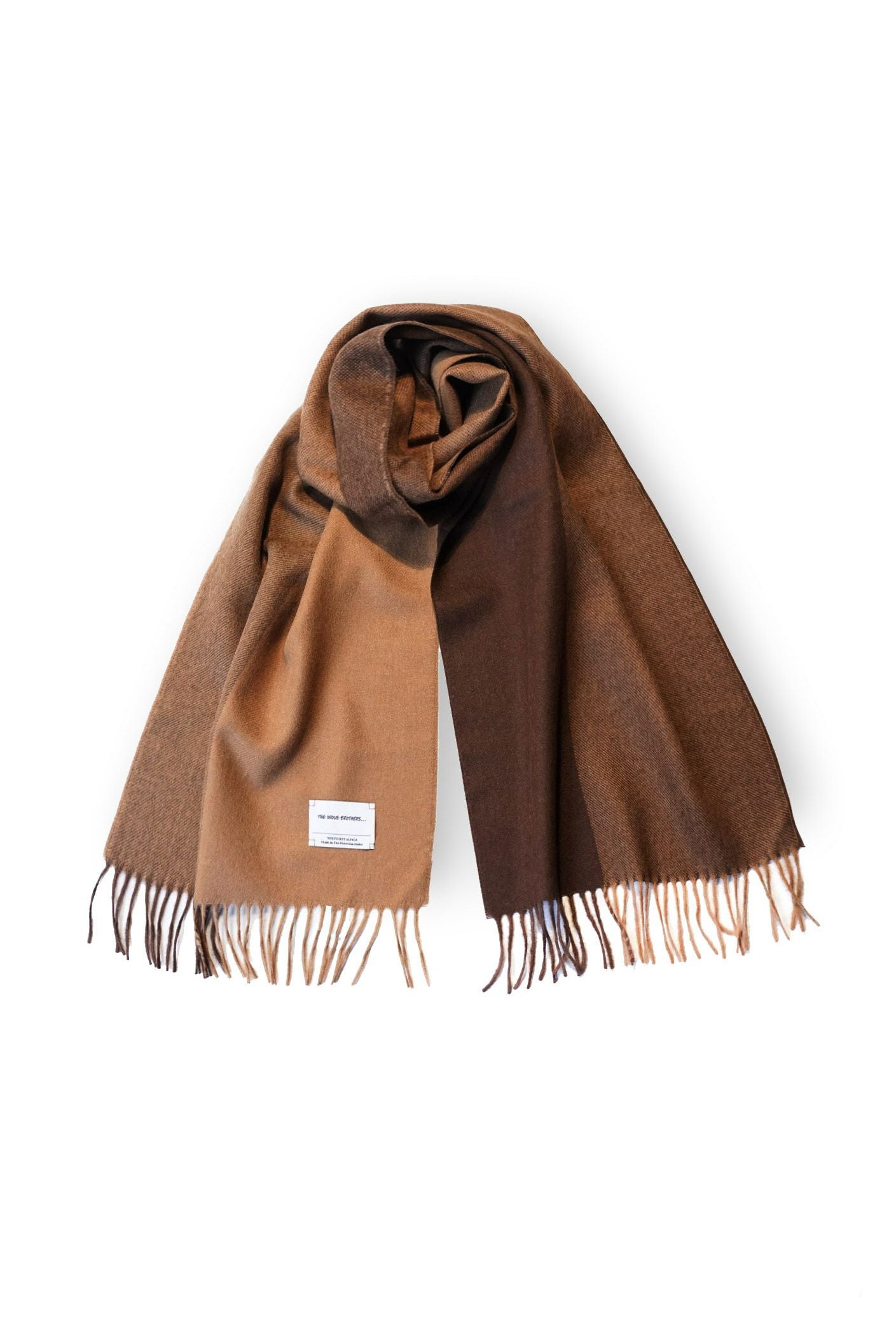 BRUSHED SCARF BLOCK（BLOCK BROWN） | ARCH ONLINE SHOP