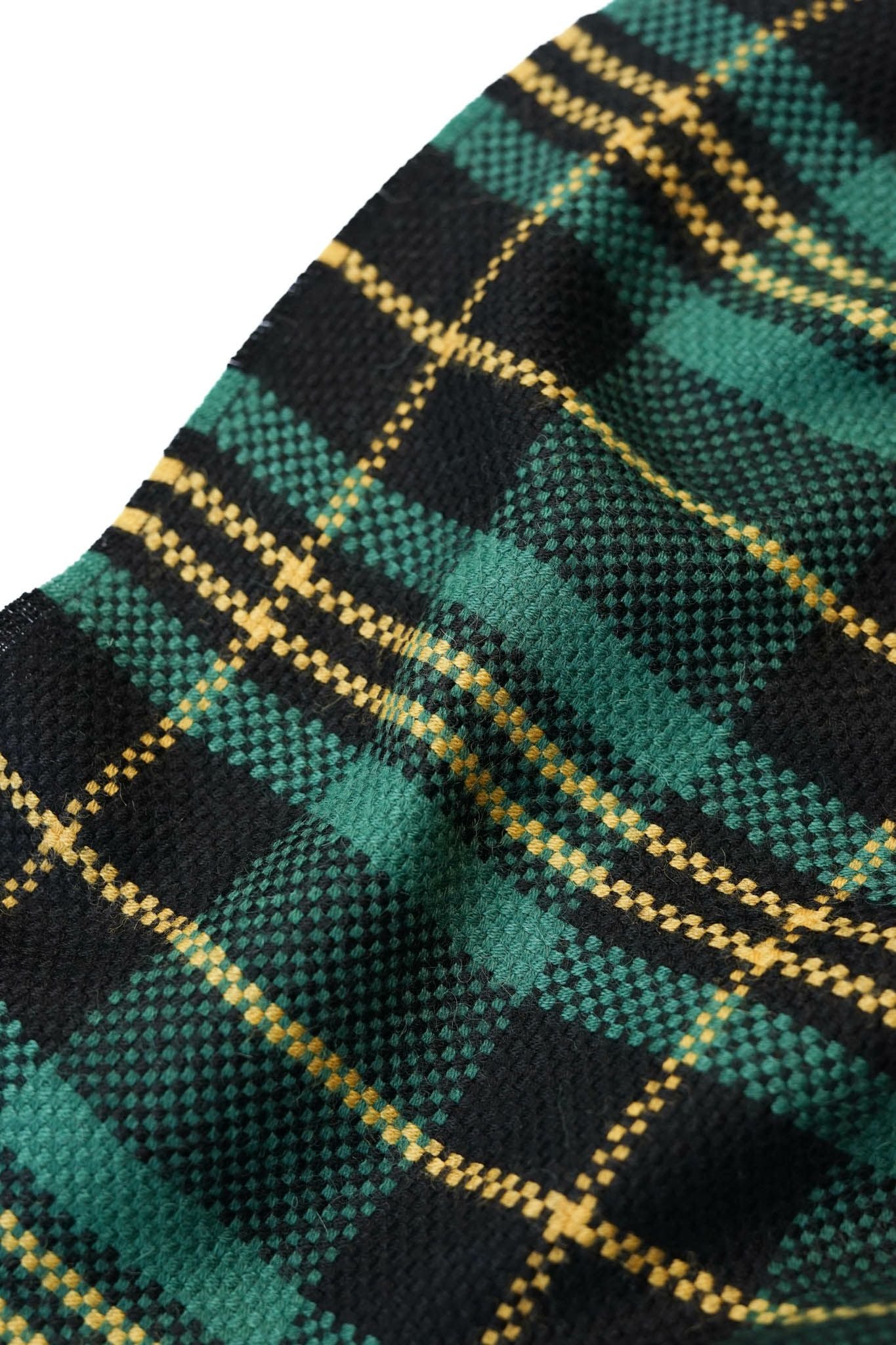イノウエブラザーズ 25AW マーケット チェック柄 スカーフ マフラー緑●▲■ Market Cheek Scarf / JAMAICA CHECK | THE INOUE BROTHERS