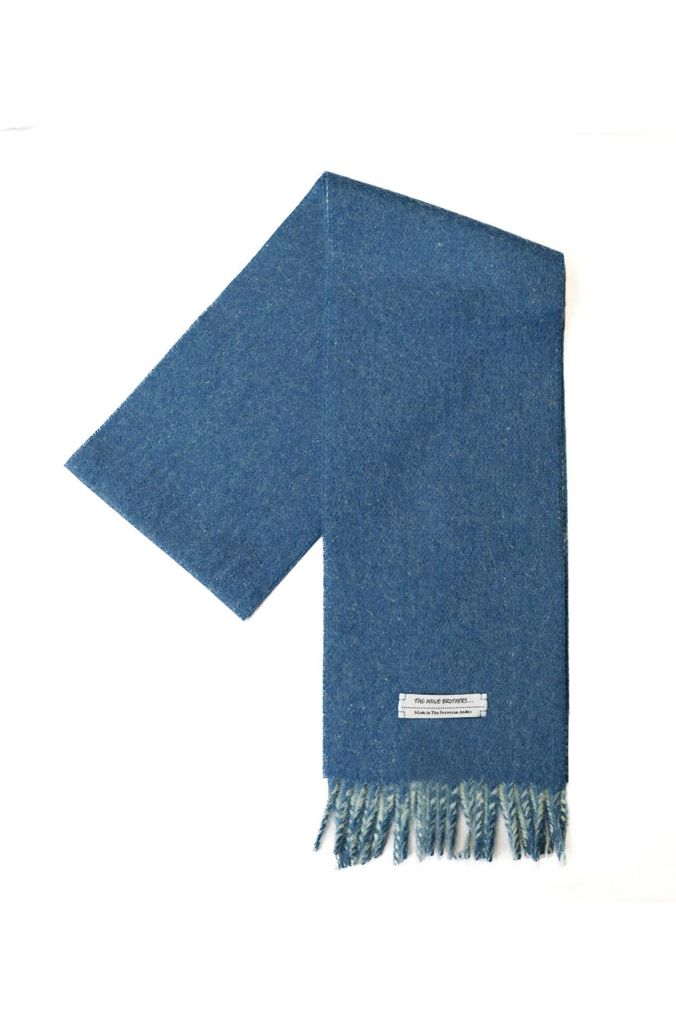 TWO COLOUR BRUSHED NECK SCARF（INDIGO/MINT） | ARCH ONLINE SHOP