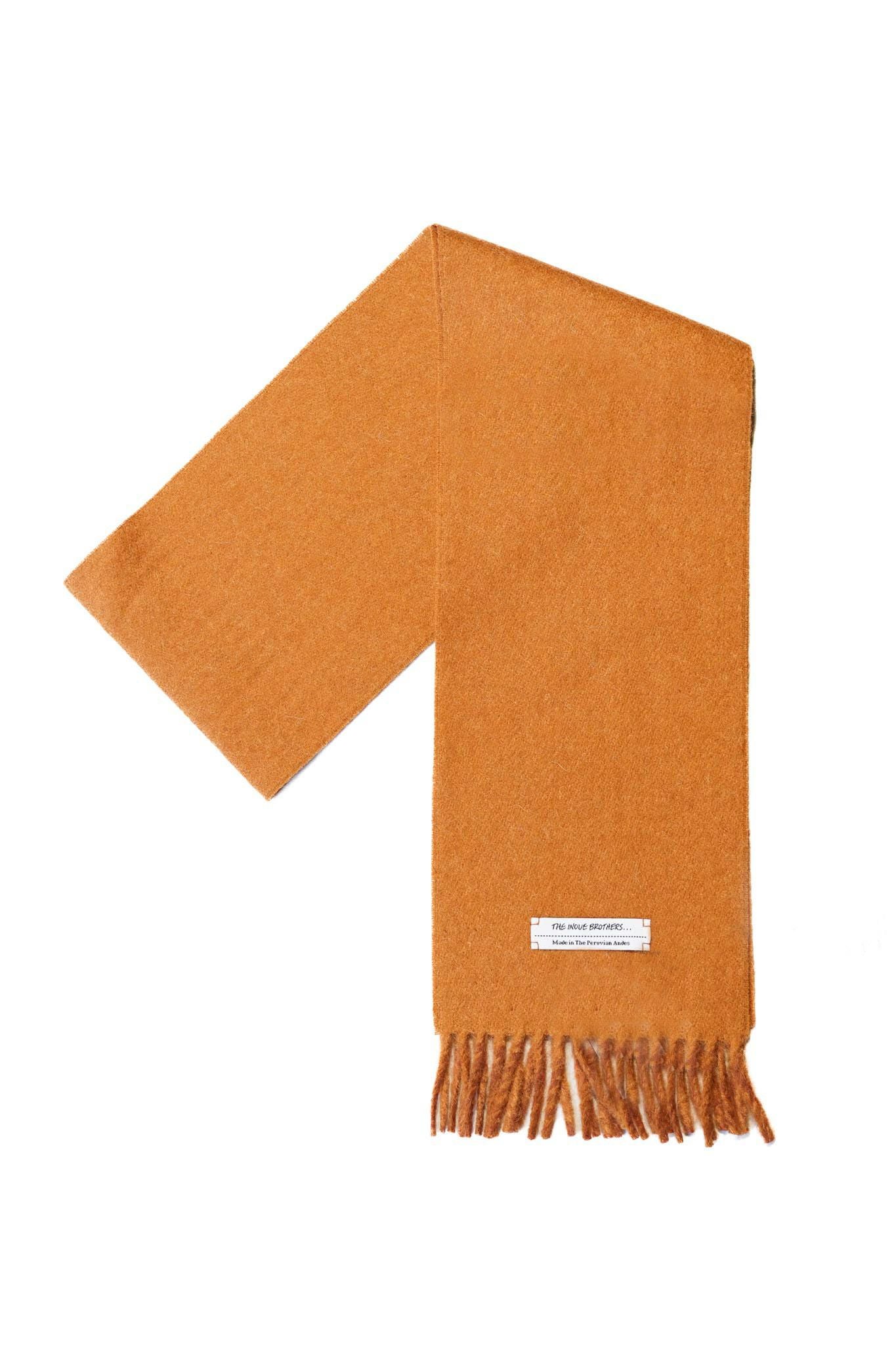 TWO COLOUR BRUSHED NECK SCARF（CARAMEL/BROWN） | ARCH ONLINE SHOP