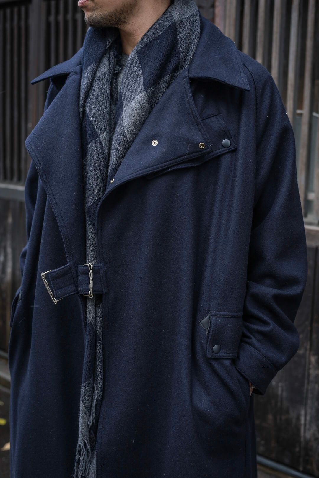 Douglas Wool Melton - ARCH EXCLUSIVE （NAVY） | ARCH ONLINE SHOP