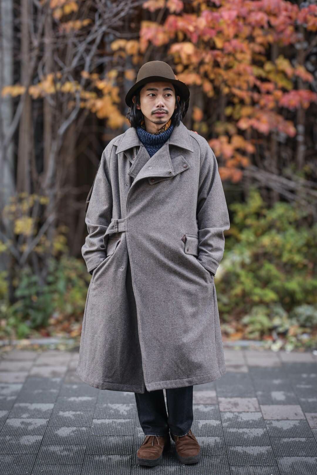 Douglas Wool Melton - ARCH EXCLUSIVE （BROWN） | ARCH ONLINE SHOP