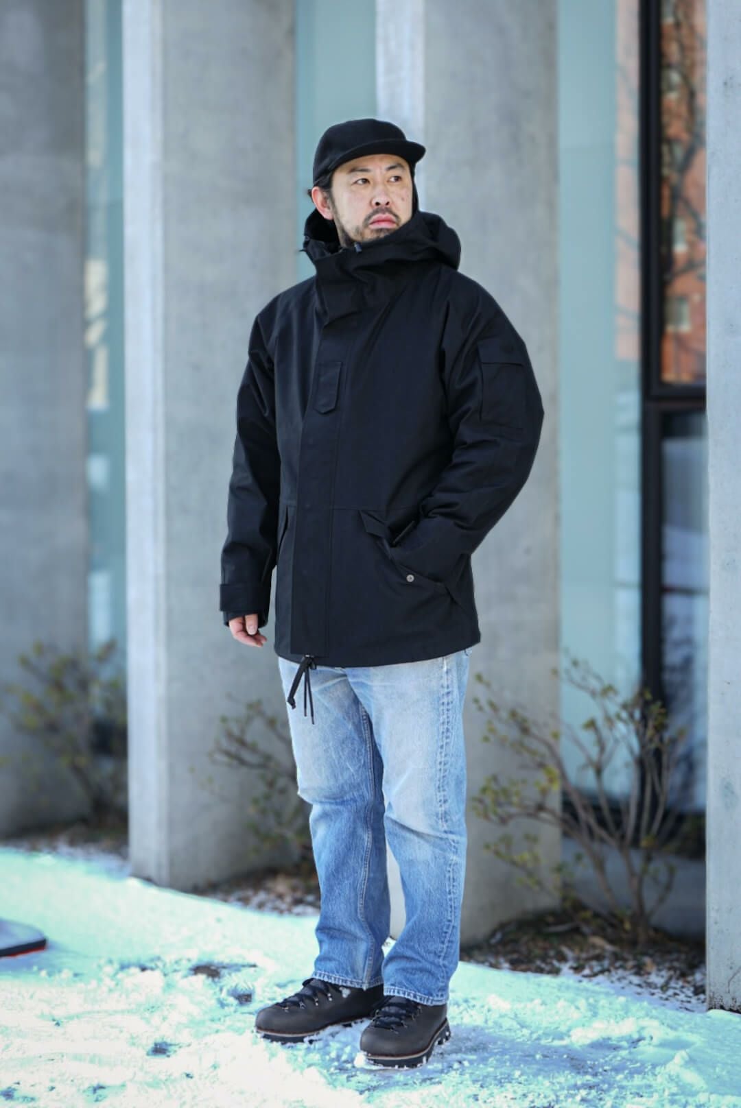 ECWCS PARKA 80/20 Membrane Cloth（BLACK） | ARCH ONLINE SHOP