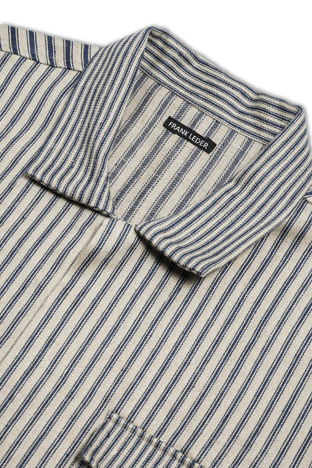 VINTAGE FARMERS LINEN STRIPE CHINCH BACK BLOUSON | ARCH ONLINE SHOP