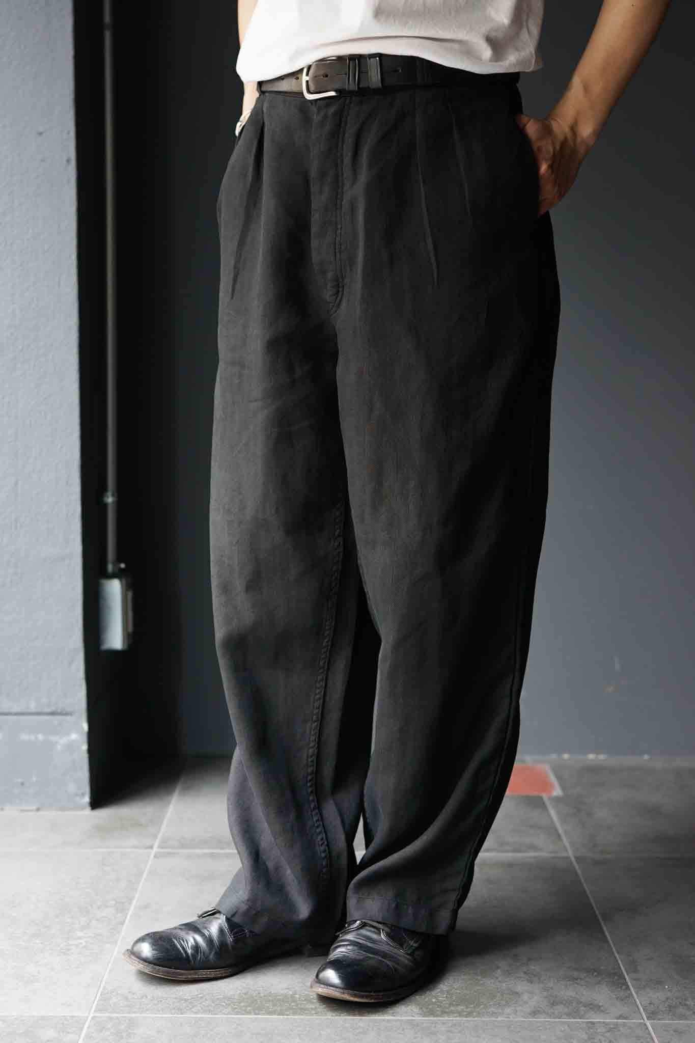 PANTALON MACAU - RAMIE（BLACK） | ARCH ONLINE SHOP